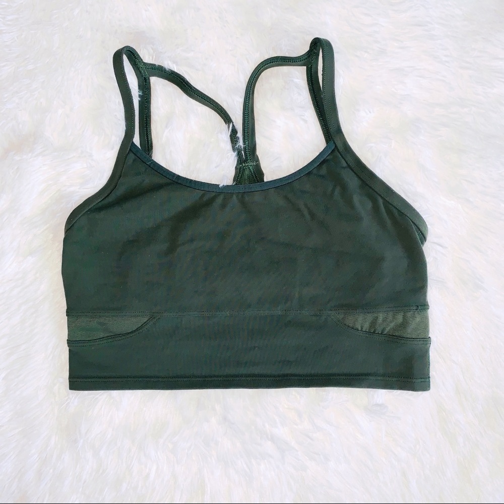 Athleta Military Green Sports Bra